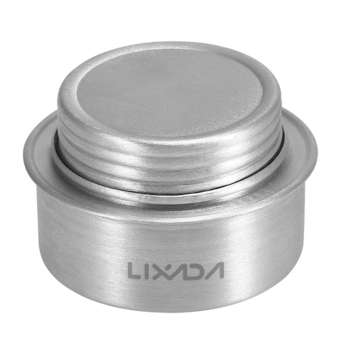 Portable Mini Aluminum Alloy Alcohol Stove with Lid Outdoor Camping Hiking Picnic Backpacking Ultralight Cooking Stove